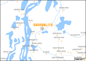 map of San Pablito