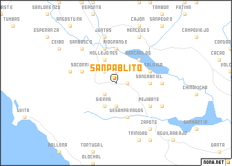 map of San Pablito