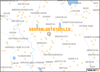 map of San Pablo Atotonilco