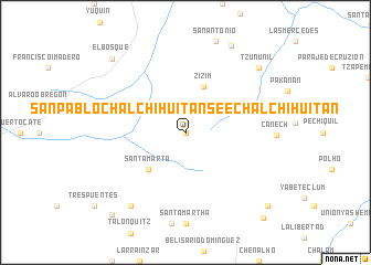 map of San Pablo Chalchihuitan see Chalchihuitán