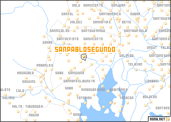 map of San Pablo Segundo