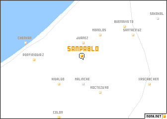 map of San Pablo