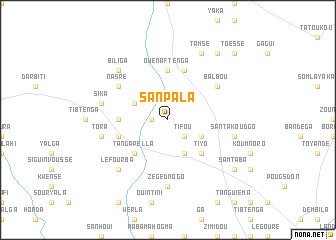map of Sanpala