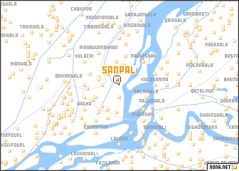 map of Sanpāl