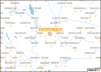 map of Sanpanbauk