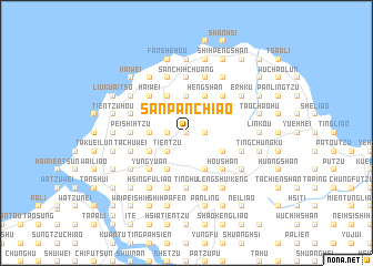 map of San-pan-ch\