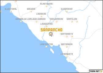 map of San Pancho