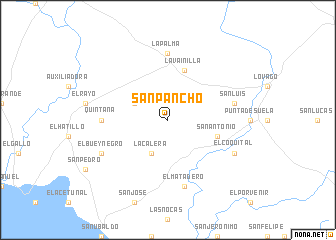 map of San Pancho