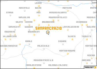 map of San Pancrazio