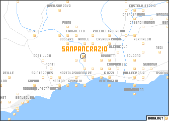 map of San Pancrazio