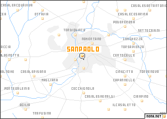 map of San Paolo