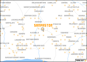 map of San Pastor