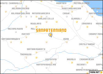 map of San Paterniano