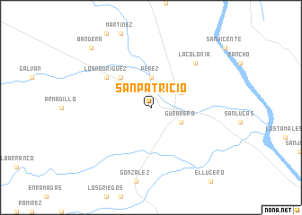 map of San Patricio