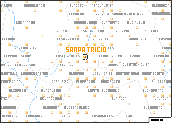 map of San Patricio