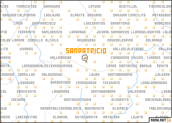 map of San Patricio