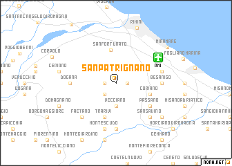 map of San Patrignano