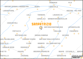 map of San Patrizio