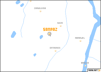 map of San Paz