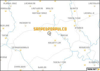 map of San Pedro Apulco