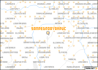 map of San Pedro Ayampuc
