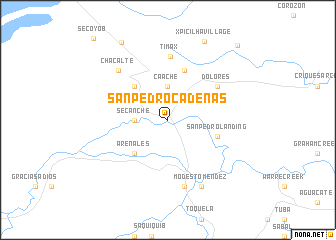 map of San Pedro Cadenas