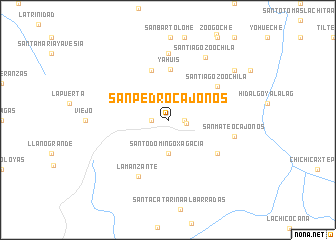 map of San Pedro Cajonos