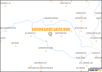 map of San Pedro Cuencamé