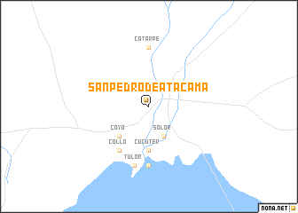 map of San Pedro de Atacama