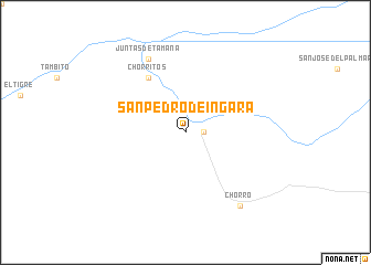 map of San Pedro de Ingará