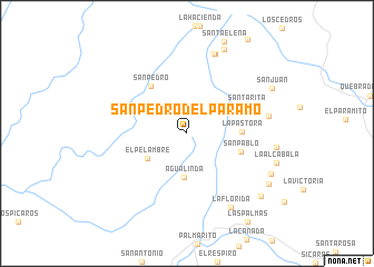 map of San Pedro del Páramo