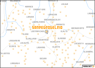 map of San Pedro del Río