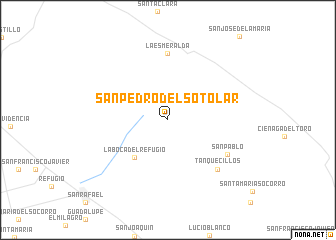 map of San Pedro del Sotolar