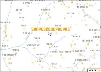 map of San Pedro de Palpas