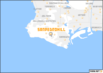 map of San Pedro Hill