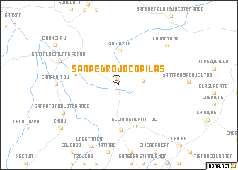 map of San Pedro Jocopilas