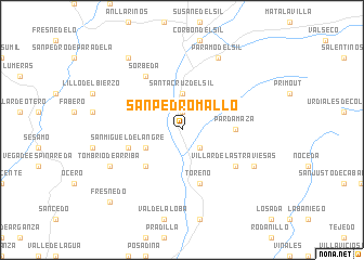 map of San Pedro Mallo