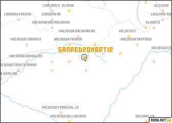 map of San Pedro Mártir