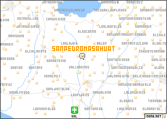 map of San Pedro Masahuat