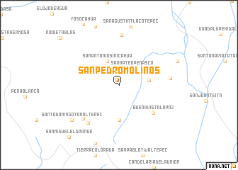 map of San Pedro Molinos