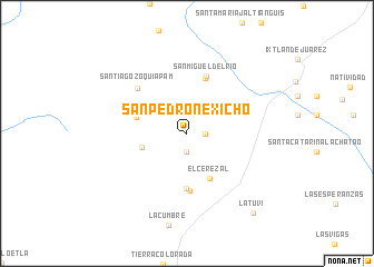 map of San Pedro Nexicho