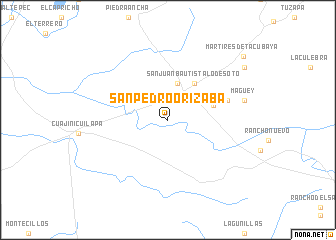 map of San Pedro Orizaba