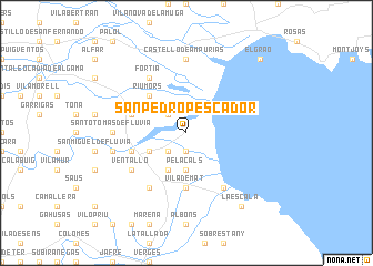 map of San Pedro Pescador