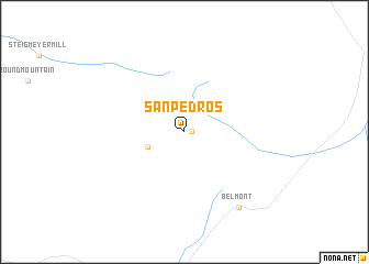 map of San Pedros