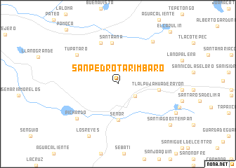 map of San Pedro Tarímbaro