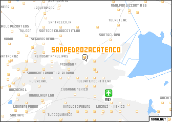 map of San Pedro Zacatenco