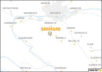 map of San Pedro