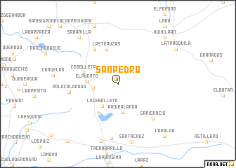 map of San Pedro