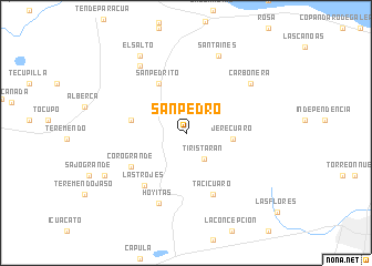 map of San Pedro