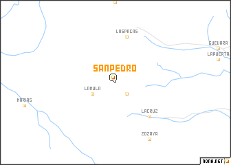 map of San Pedro